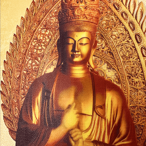 干支守り本尊-未・申年-大日如来(227㎜×158㎜)
