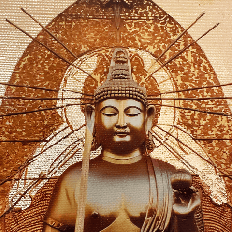 干支守り本尊-丑・寅年-虚空蔵菩薩(227㎜×158㎜)