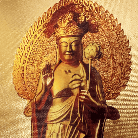 干支守り本尊-午年-勢至菩薩(227㎜×158㎜)