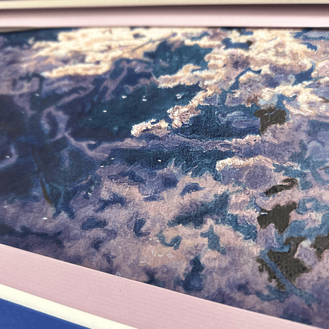 夜桜 (165㎜×265mm)